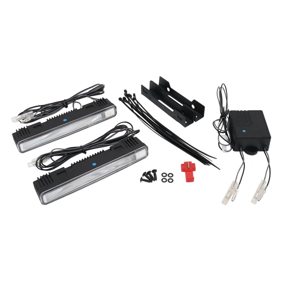 デイタイムランプ 面発光LED DRL DC12～36V ブルー 準防水