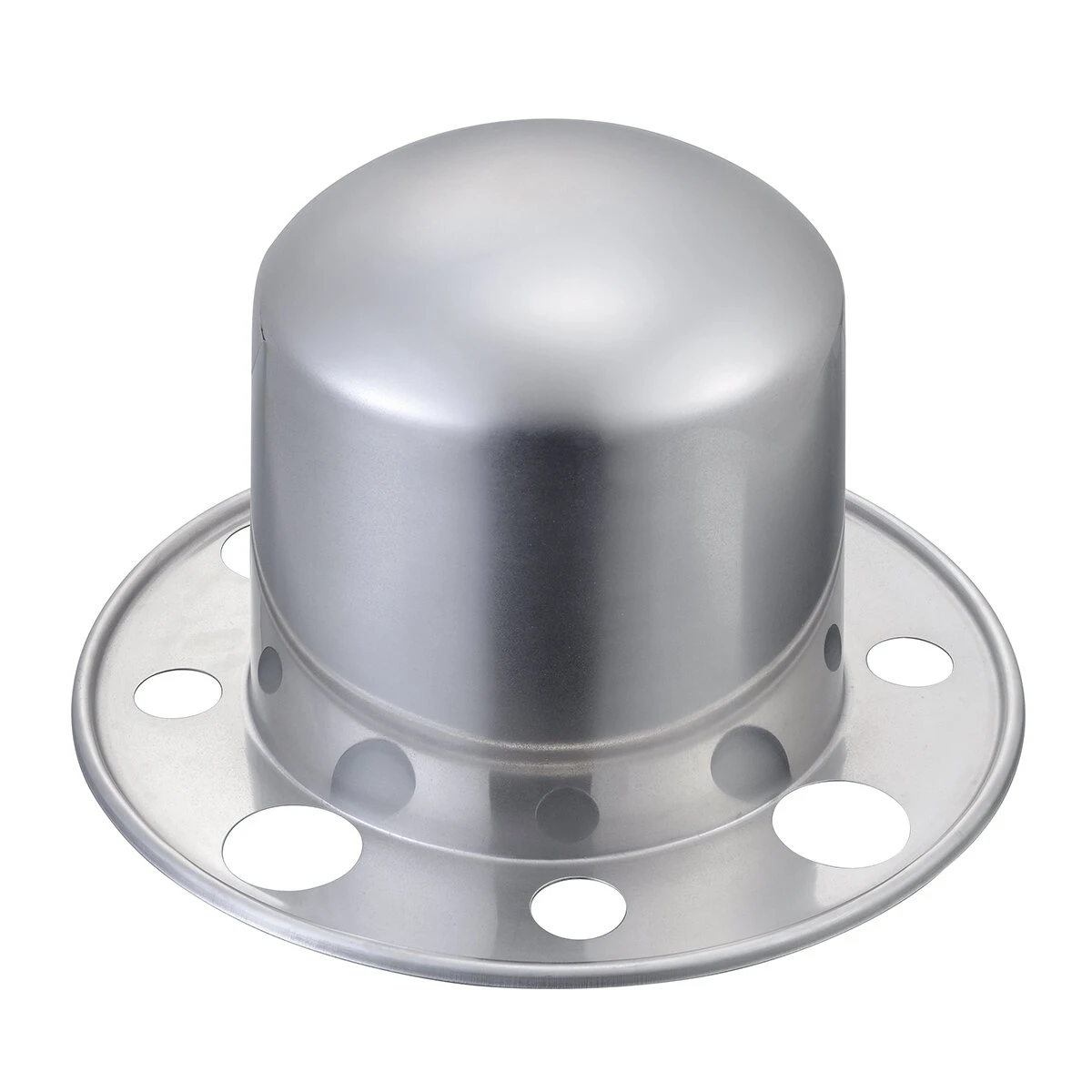 センターカバー 新ISO規格車 大型トラック リア 8穴 1枚 ステンレス仕上げ 19.5インチ