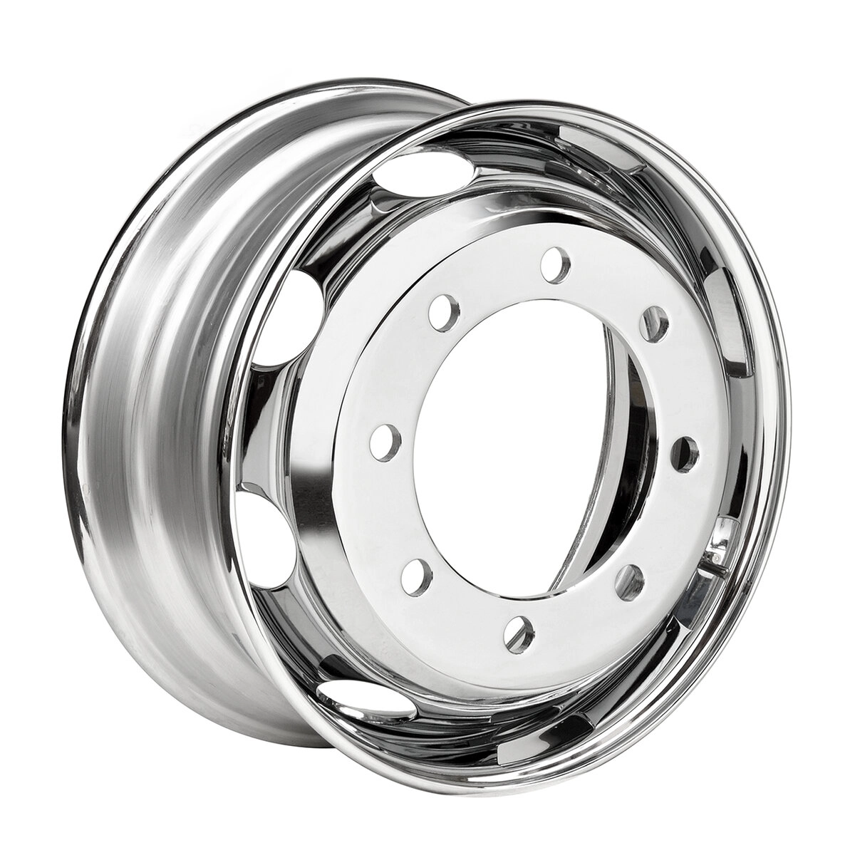 スチールメッキホイール PLATINUM SPARK 19.5×750 8穴 新ISO フロント用