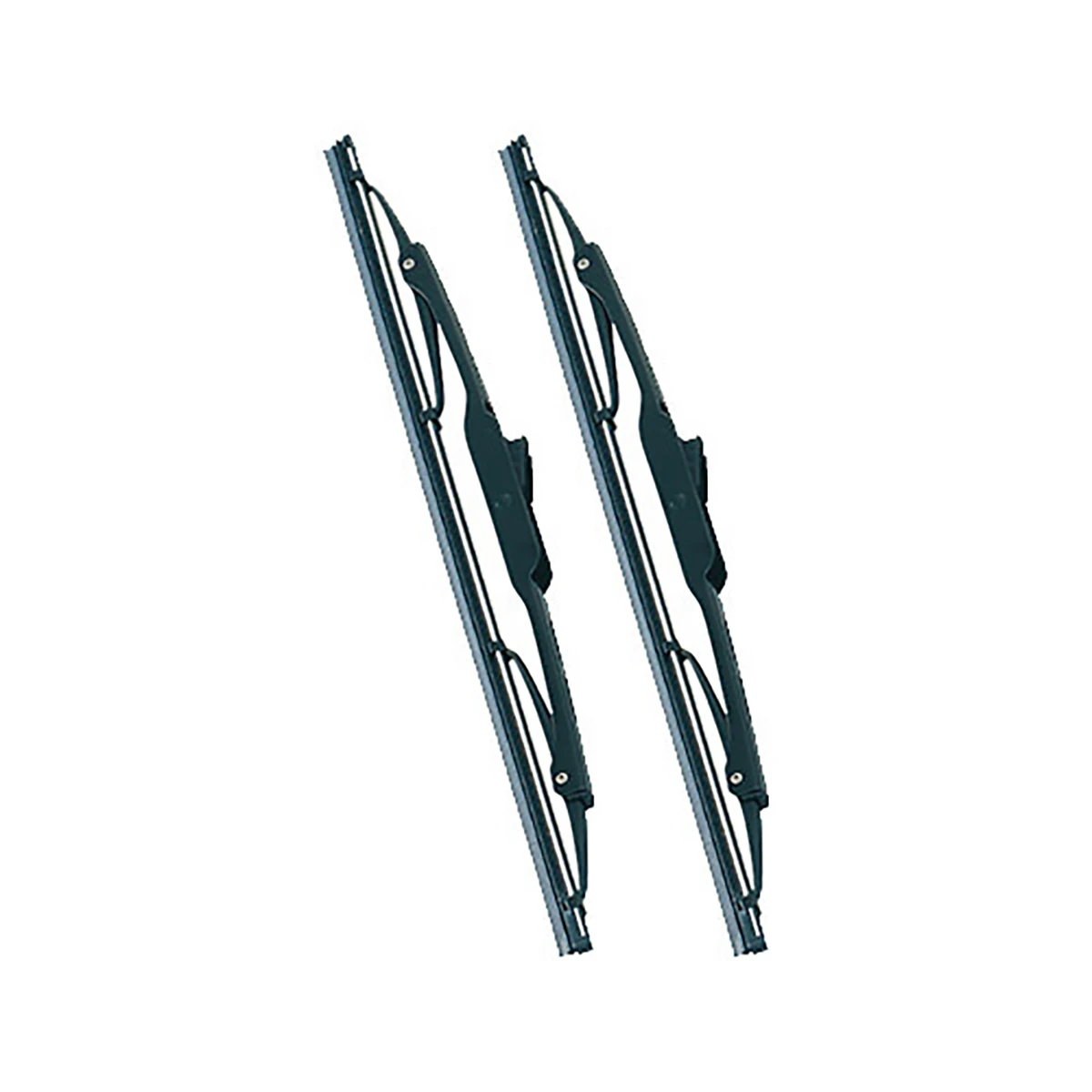 ワイパーブレード Uフック用 グラファイトコーティング スチールプレート付 巾6mm 長さ305mm 2本1セット