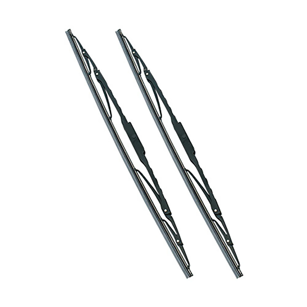 ワイパーブレード Uフック用 グラファイトコーティング スチールプレート付 巾6mm 長さ500mm 2本1セット