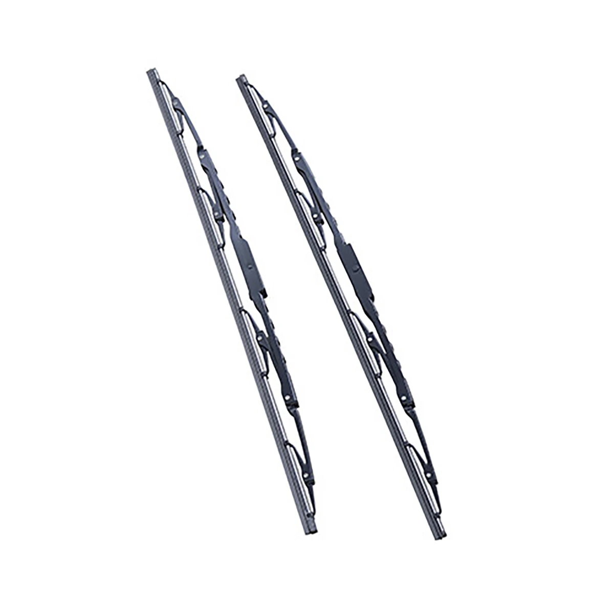 ワイパーブレード Uフック用 グラファイトコーティング スチールプレート付 巾6mm 長さ530mm 2本1セット