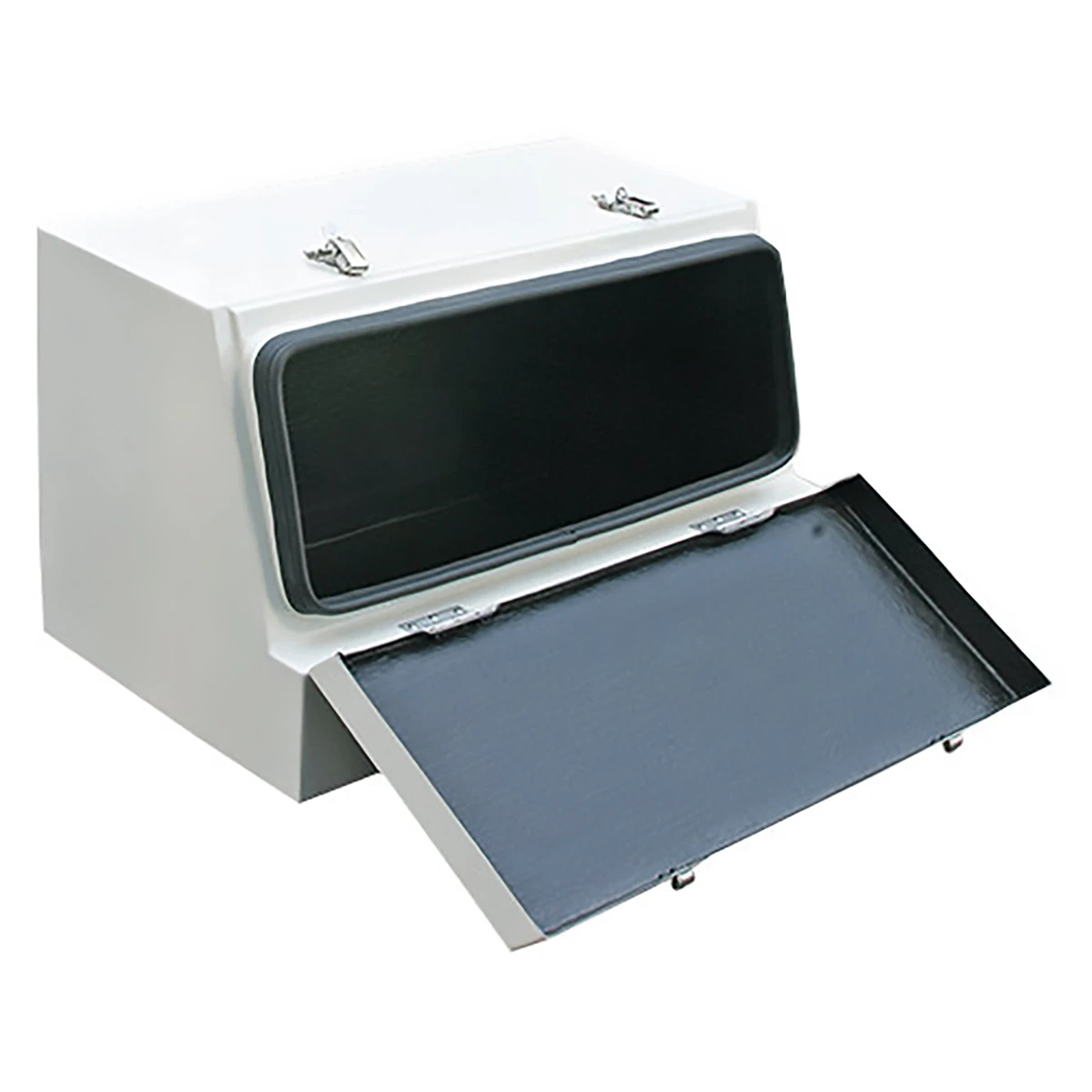 工具箱 樹脂製FRP 巾750×高さ450mm 白 防水