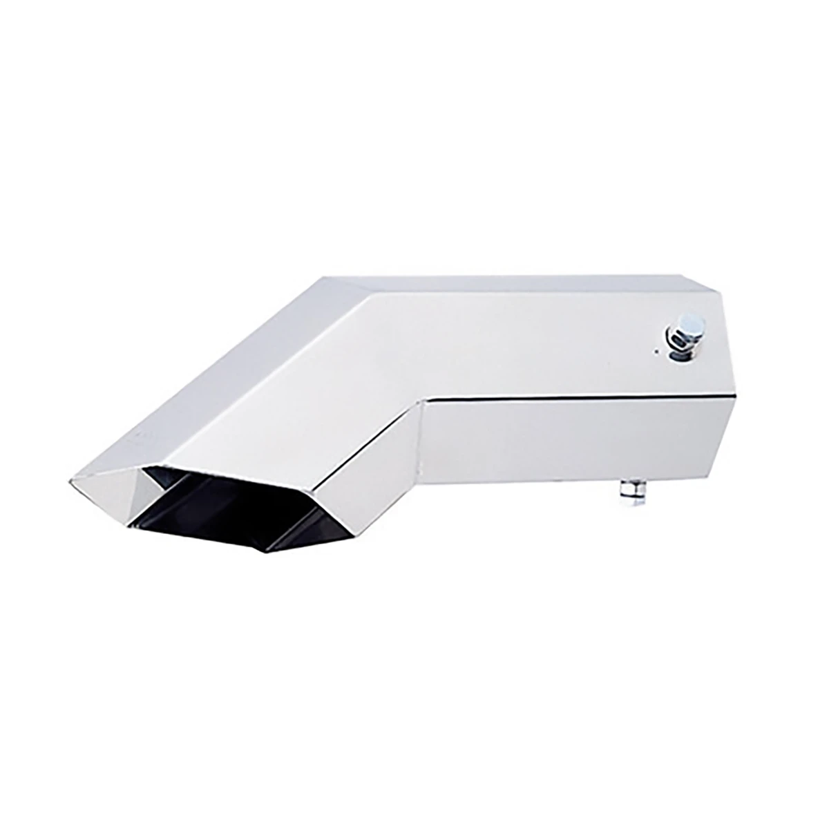 マフラーカッター 中型車用 6角曲タイプ ステンレス