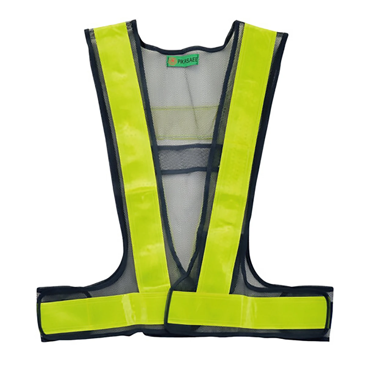 安全ベスト LED 赤色LED 非防水 紺/黄