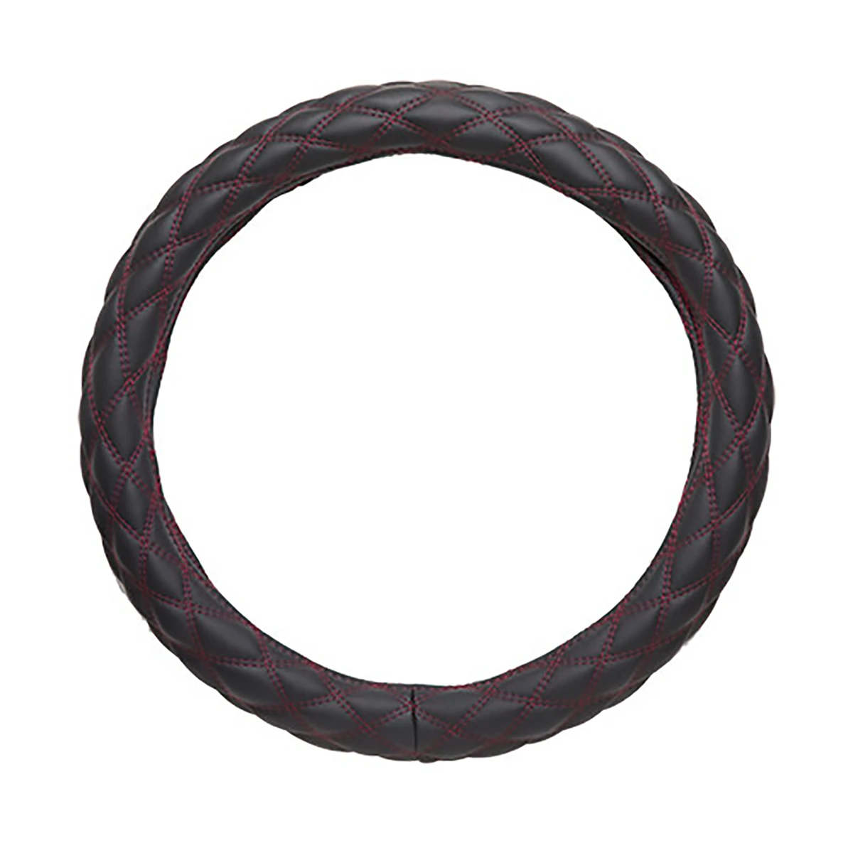 極太 ハンドルカバー マットブラック/レッド 2HS