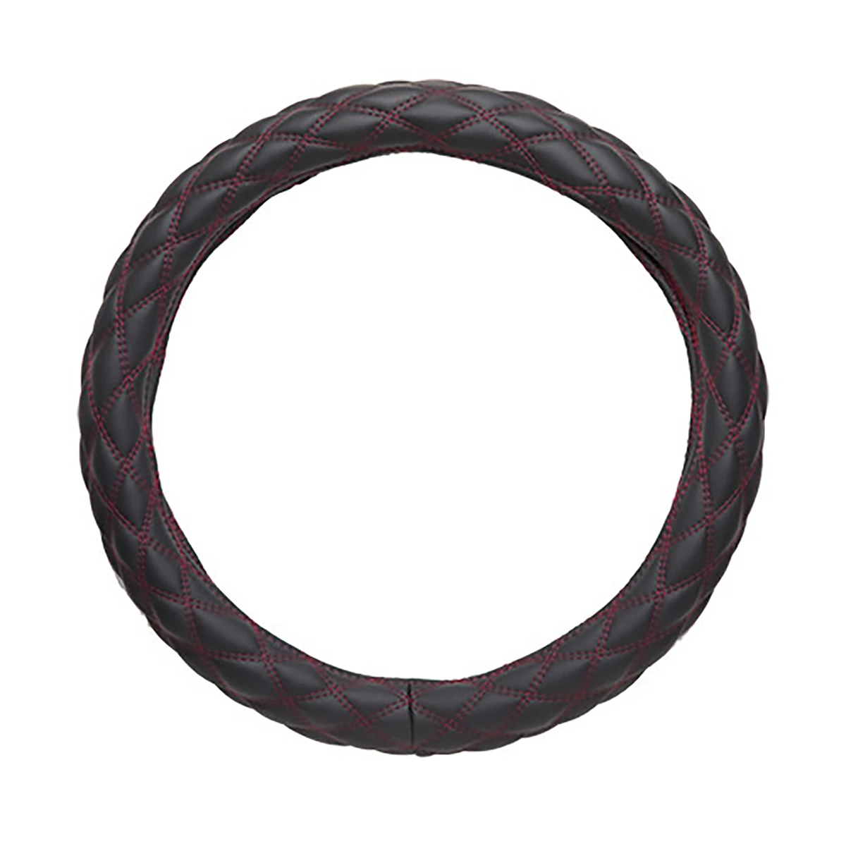 極太 ハンドルカバー マットブラック/レッド LM