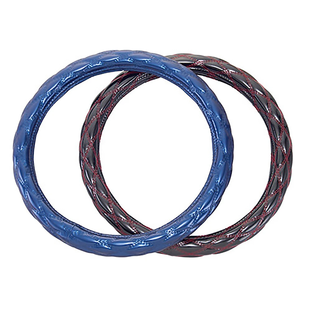 ハンドルカバー ハンドル外径48cm 黒/赤糸 2HLB