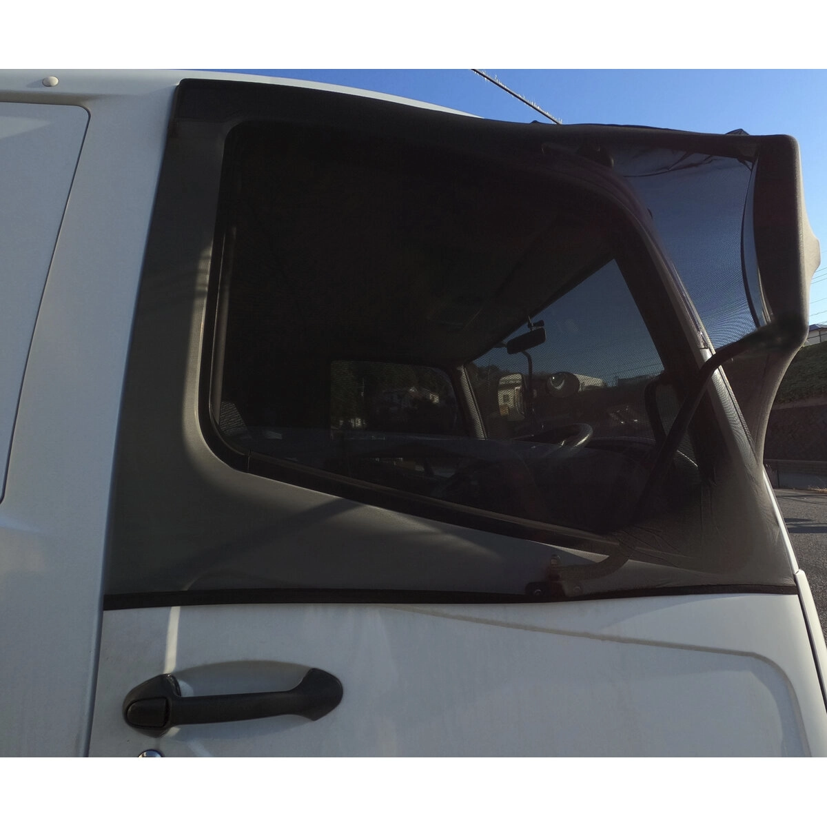 伸縮網戸 トラック用 汎用タイプ 左右2枚1セット