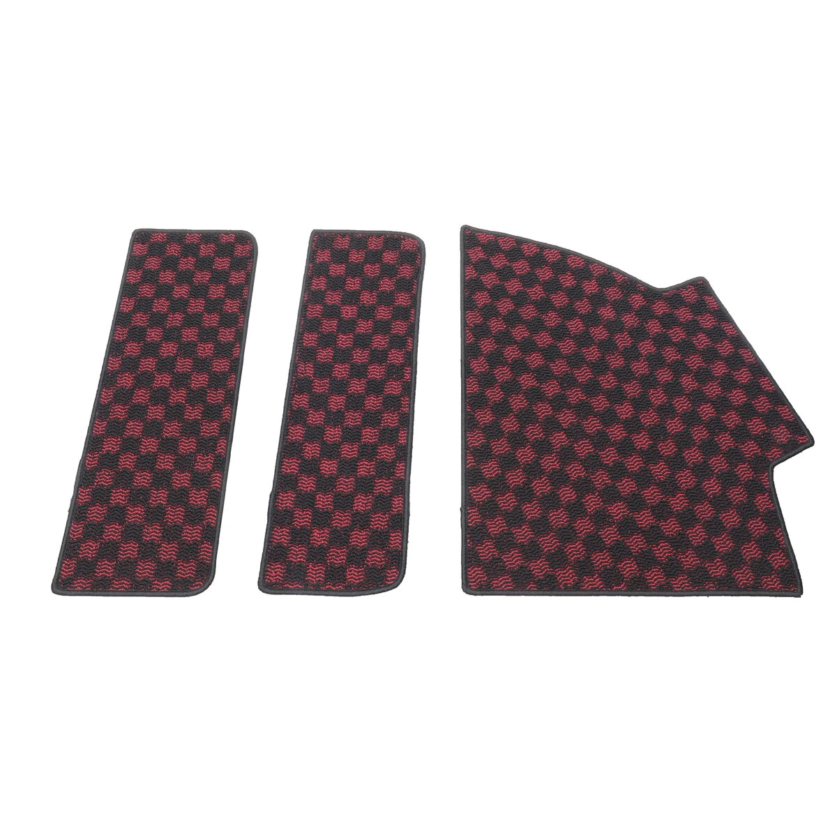 階段用マット 3点セット 大型バス用 赤･黒
