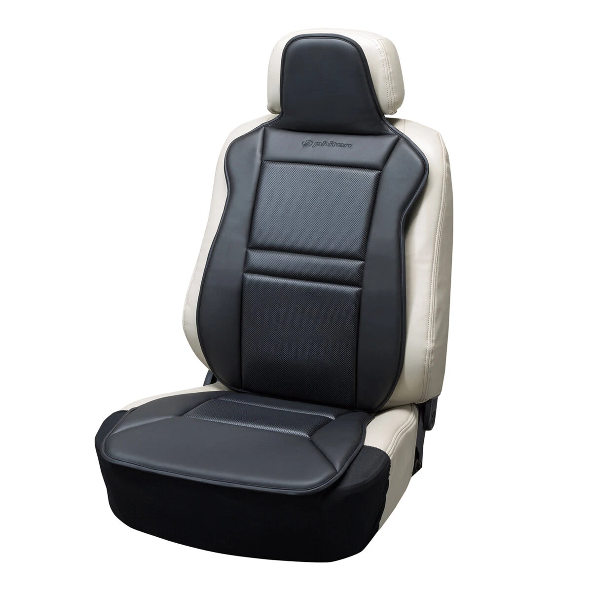 ファイテンレザー シートカバー 前席用 1枚 汎用品