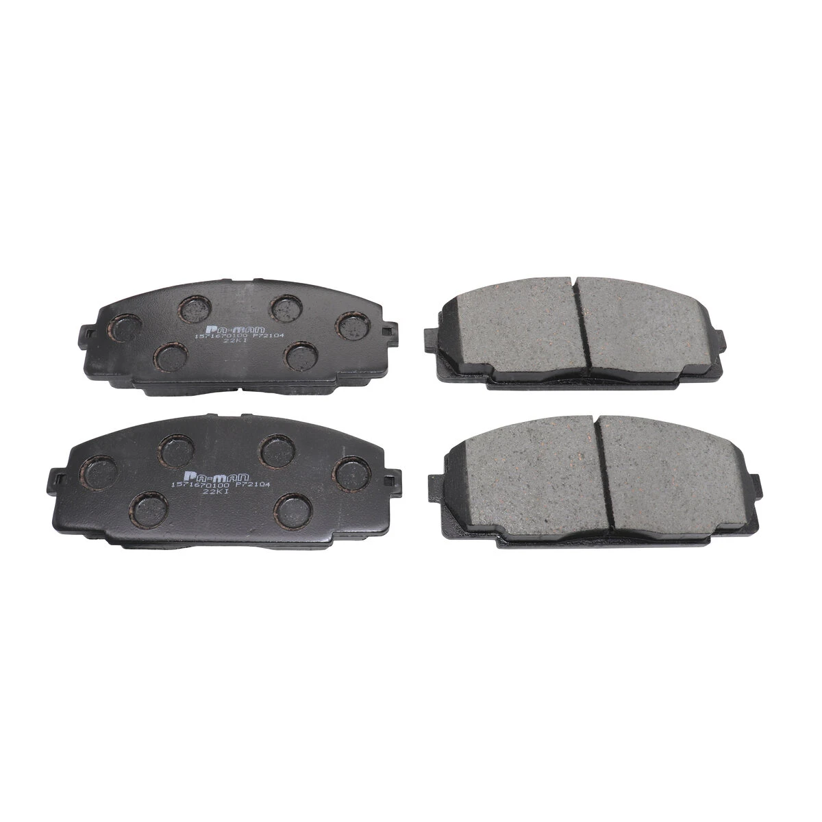 ブレーキパッド 乗用車用フロント トヨタ 4枚組