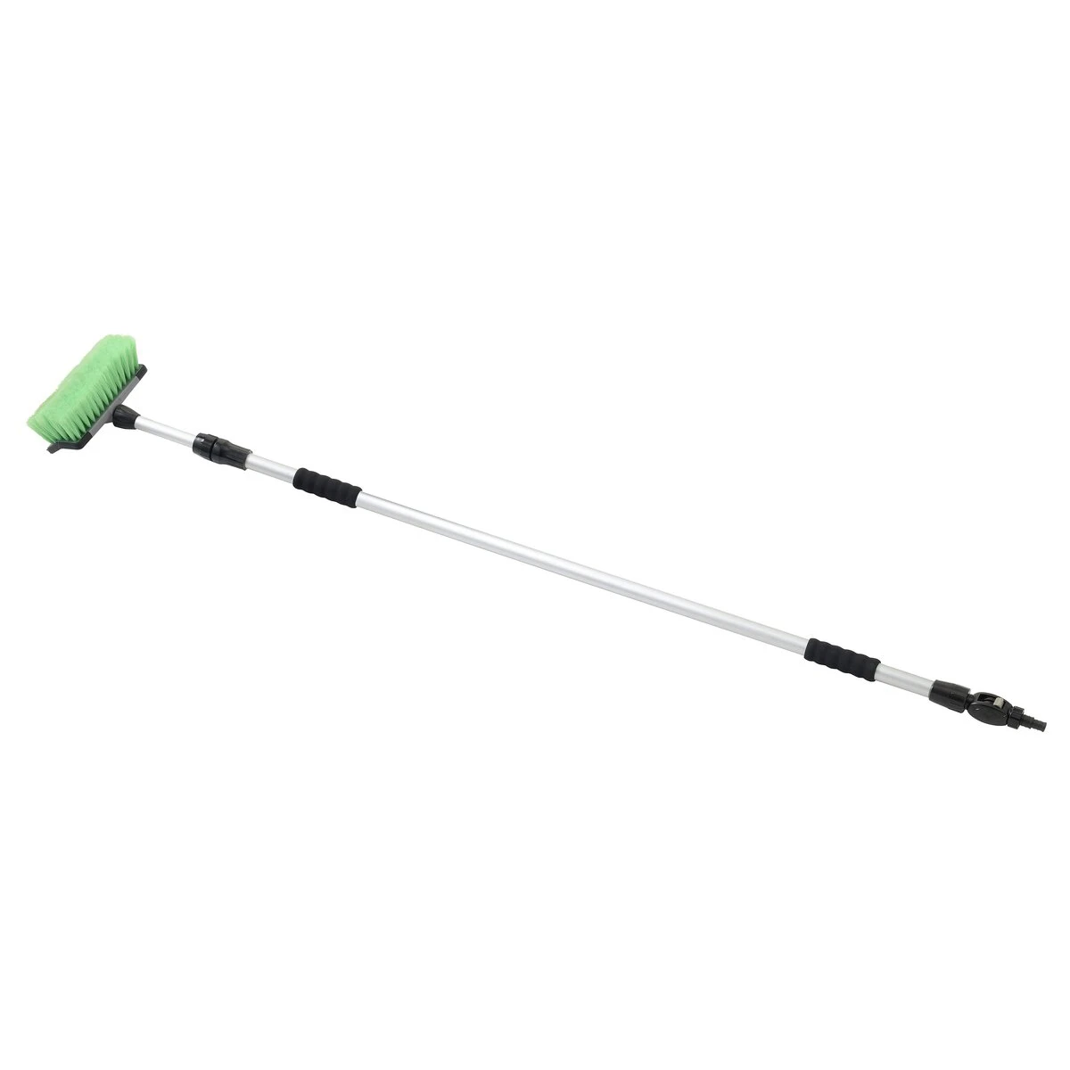 洗車ブラシ アルミポール 伸縮式 通水タイプ