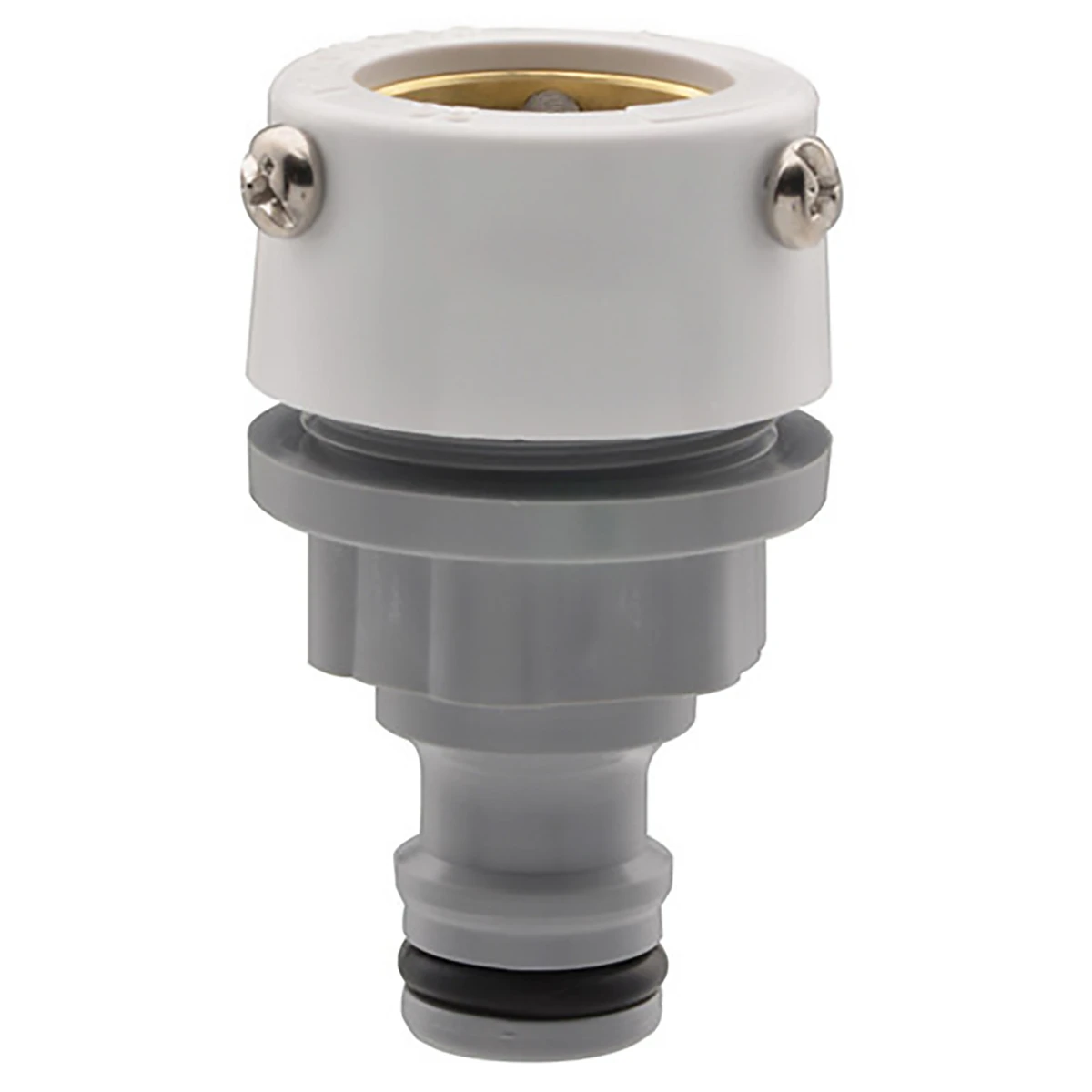 万能口金 ワンタッチ接続用蛇口ニップル ビス止め呼13蛇口用