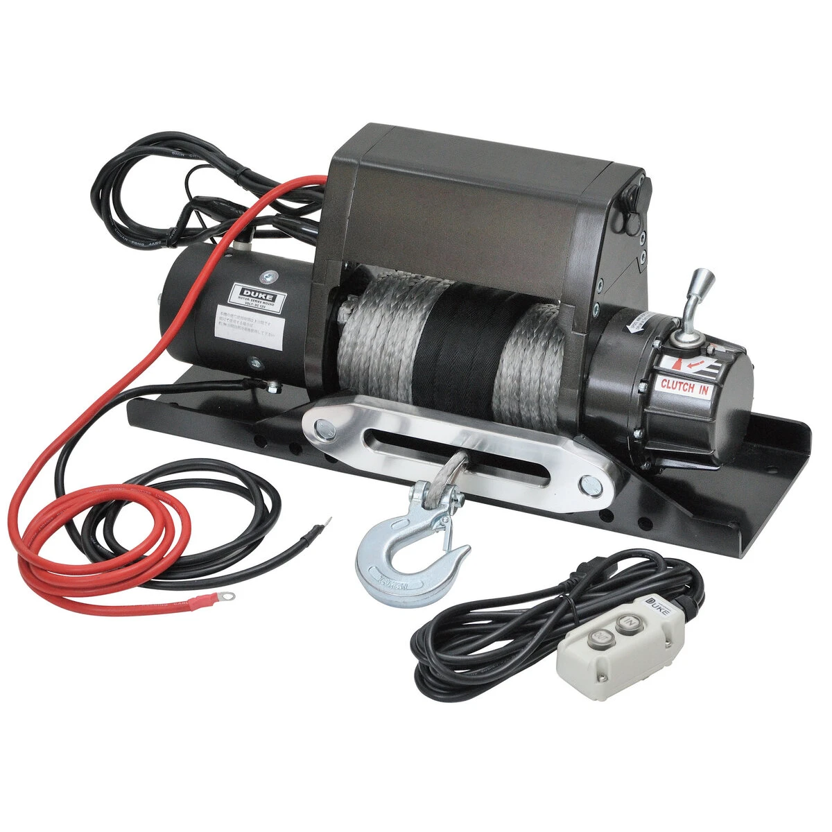 電動ウィンチ シンセティックロープ DC24V  準防水