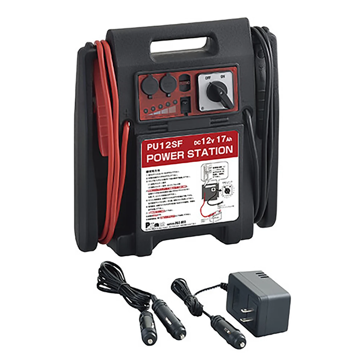 パワーステーション DC12V 17Ahタイプ 切替スイッチ付