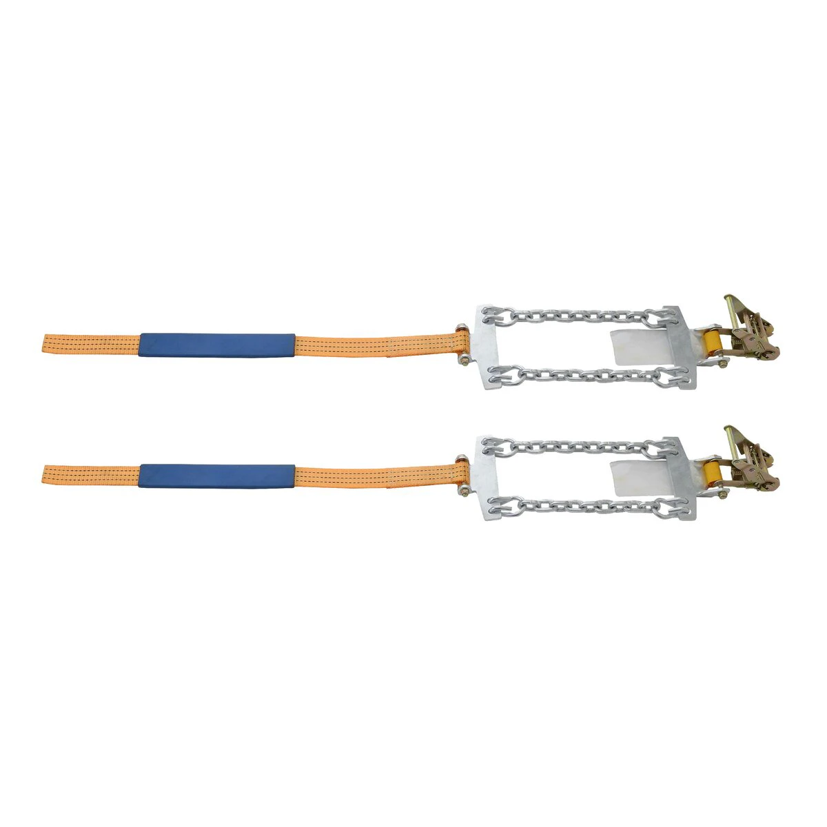 ラチェット式タイヤチェーン アルミ/スチールホイル兼用 小型トラック 中型トラック用 2本組