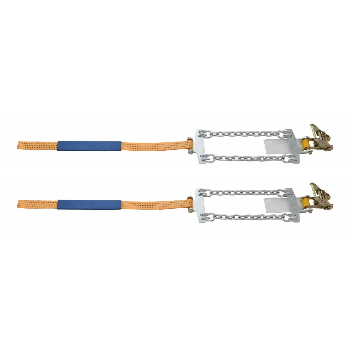 ラチェット式タイヤチェーン アルミ/スチールホイル兼用 中型トラック 大型トラック用 2本組