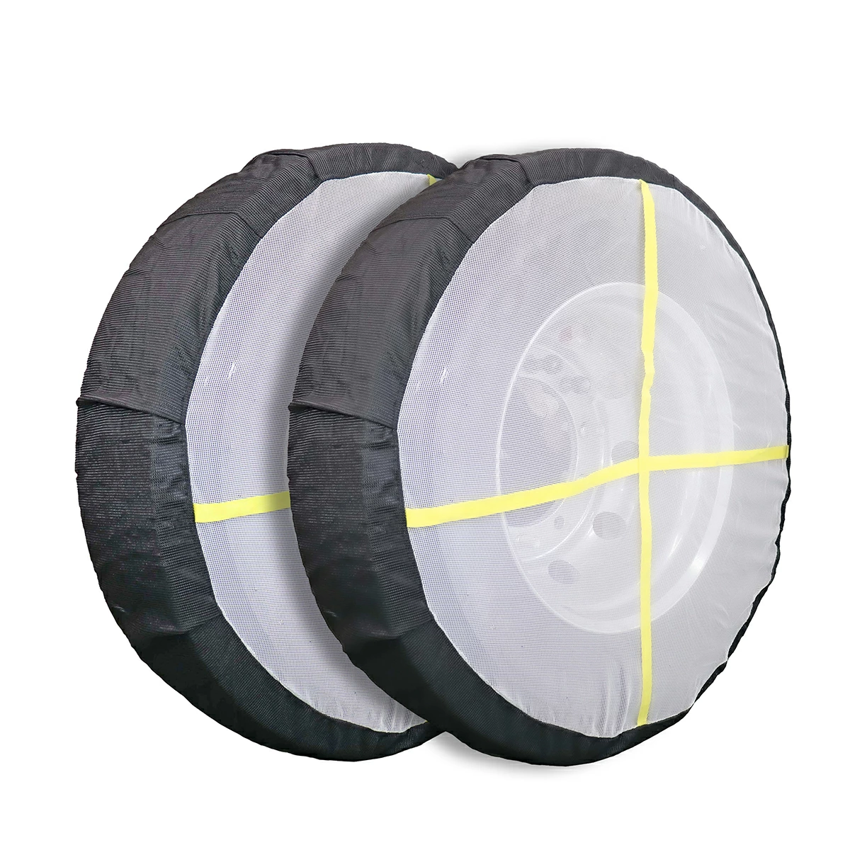 布製タイヤチェーン 布製タイヤカバー Truck easy sox 大型トラック高床車 285/80R22.5他 2枚入 左右兼用