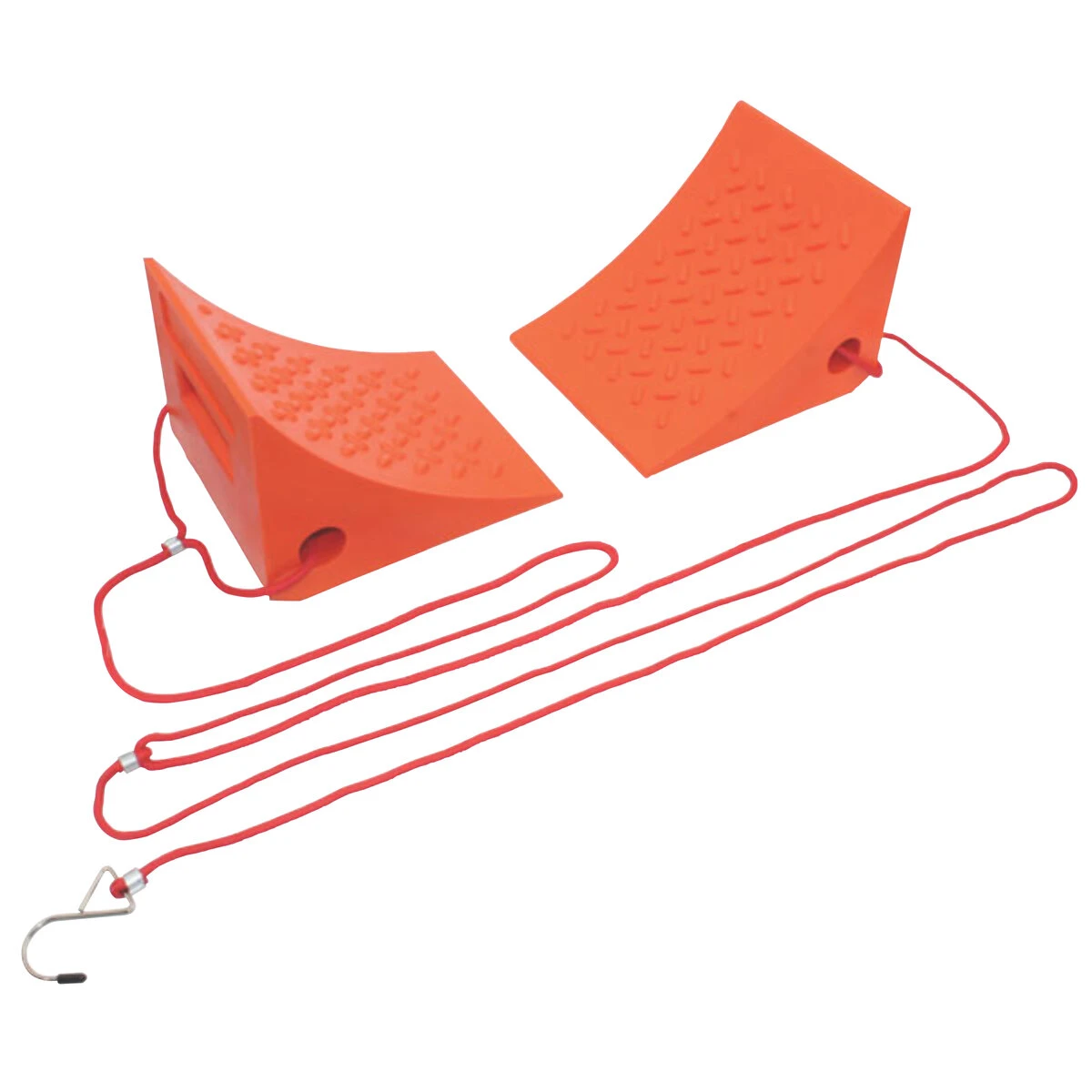 ポリウレタン ストッパー ダブル 幅広 オレンジ 2ヶ1セット