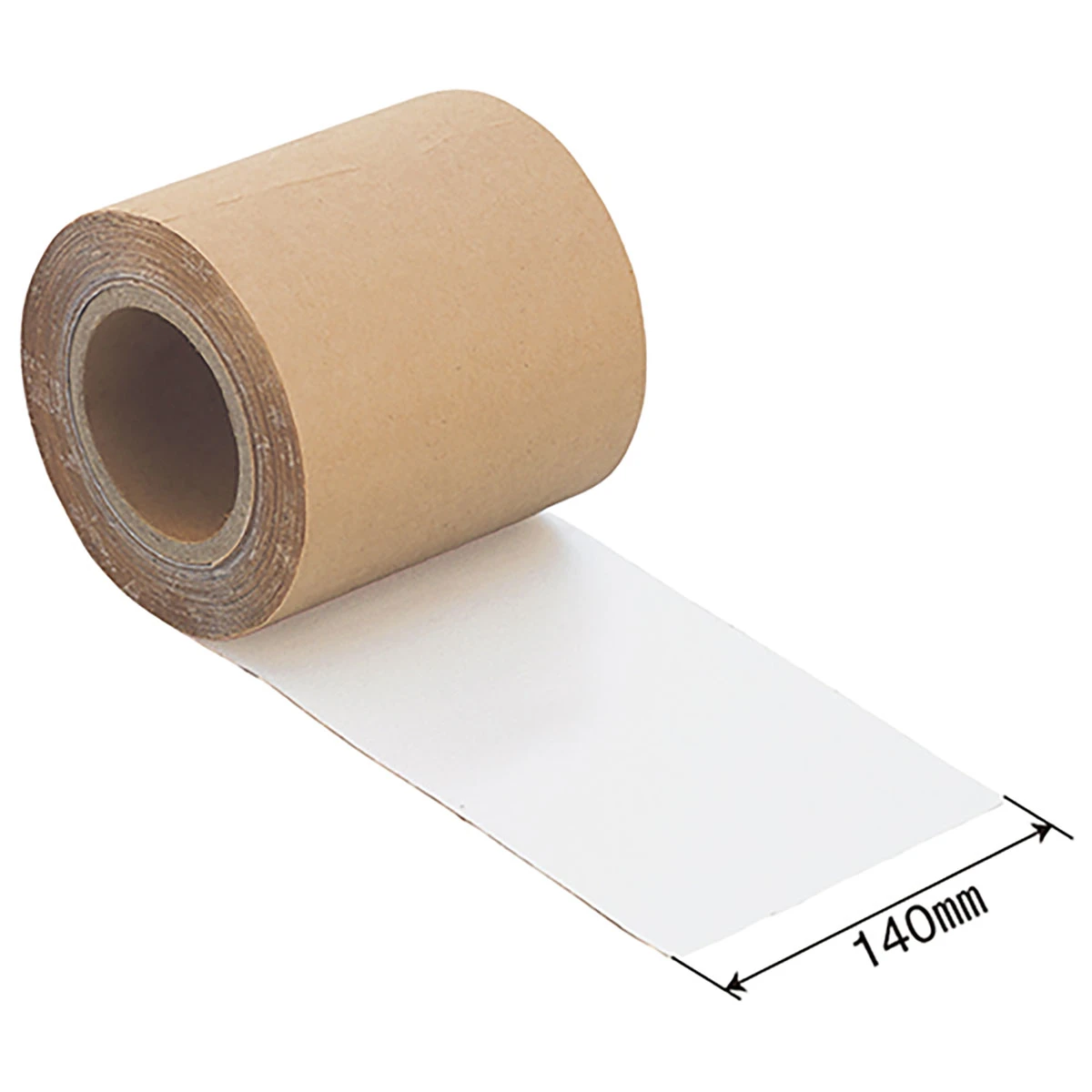 修理テープ ホロ用 裏面のり付 ホワイト 巾140mm×9.3m巻き