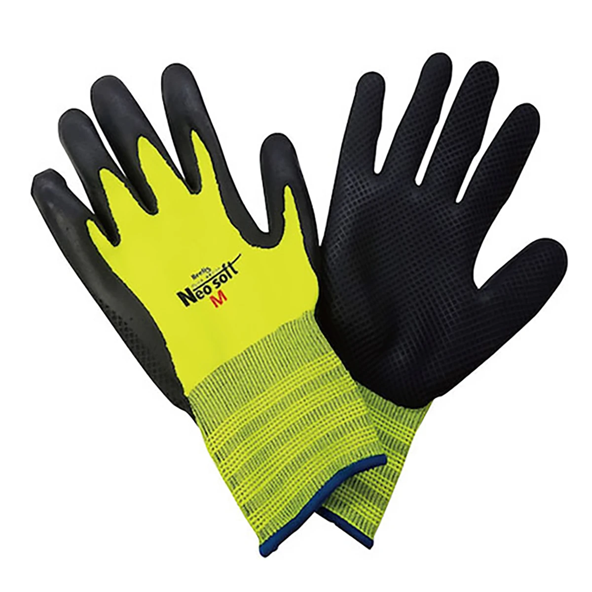 ゴム背抜き手袋 M