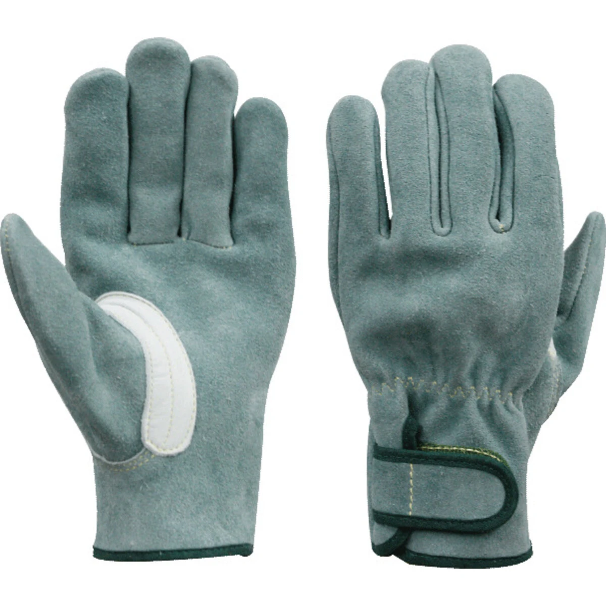 洗える革手 Lサイズ 面ファスナー付 牛本革