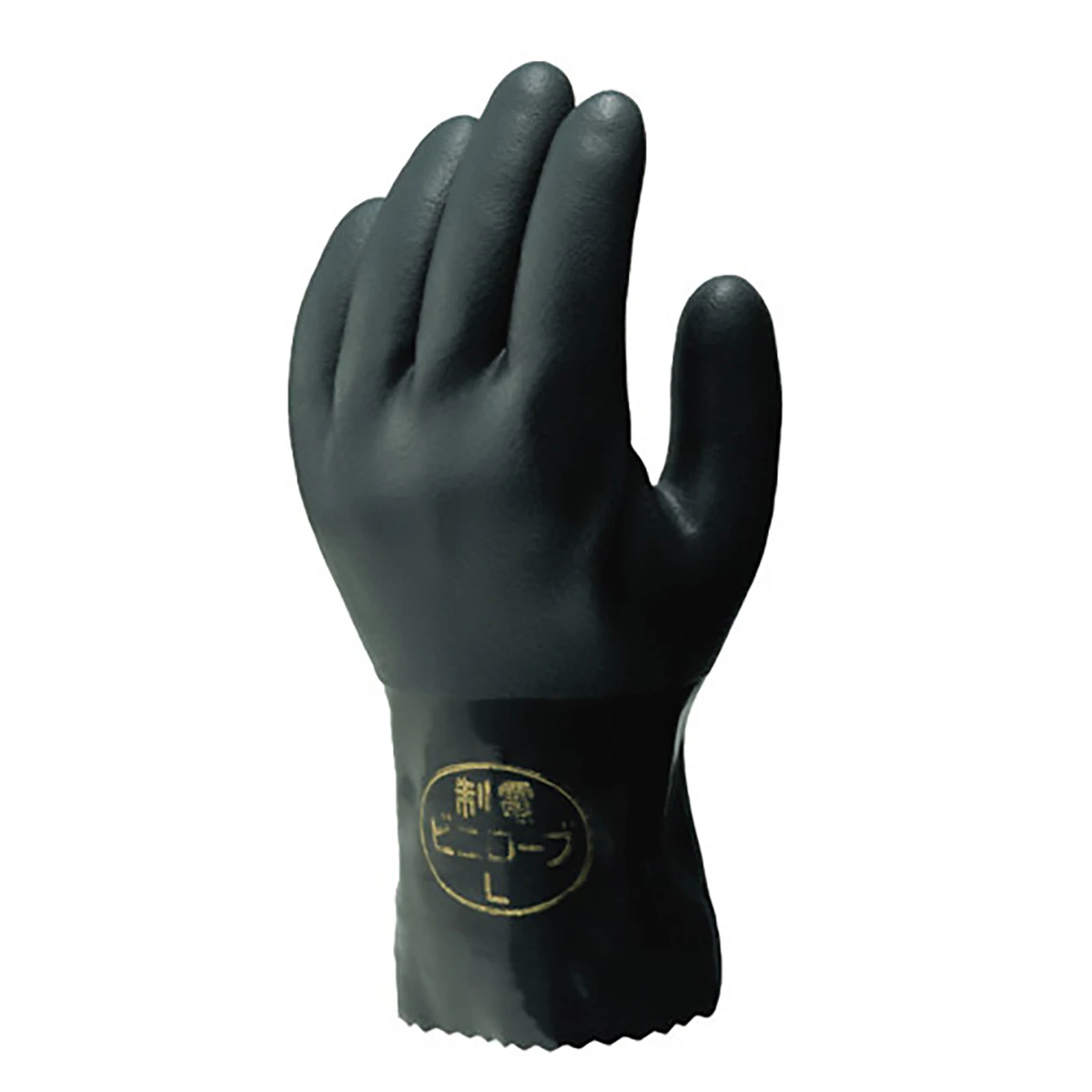 耐油 制電 ビニール手袋 LL