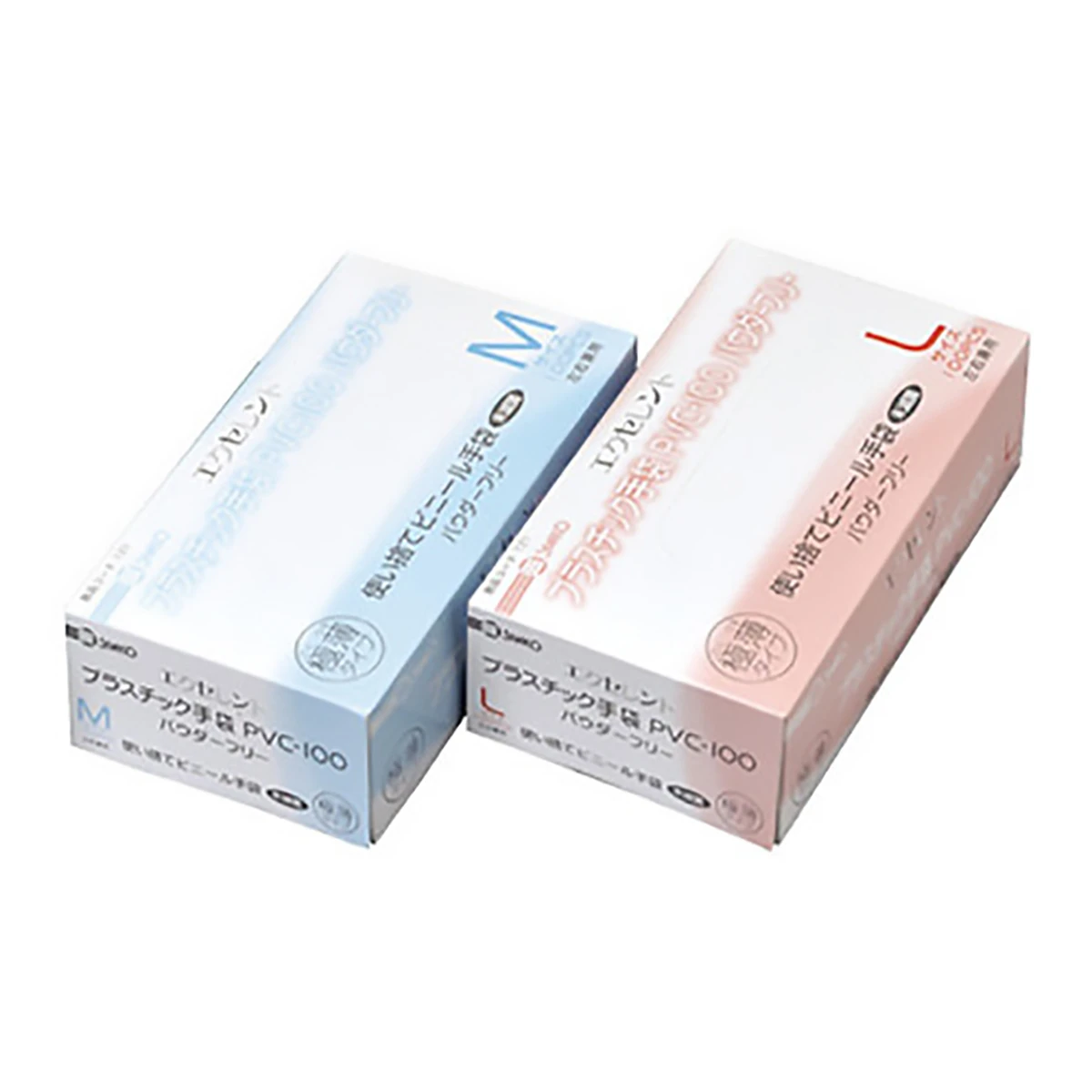 プラスチック手袋 極薄 粉なし L