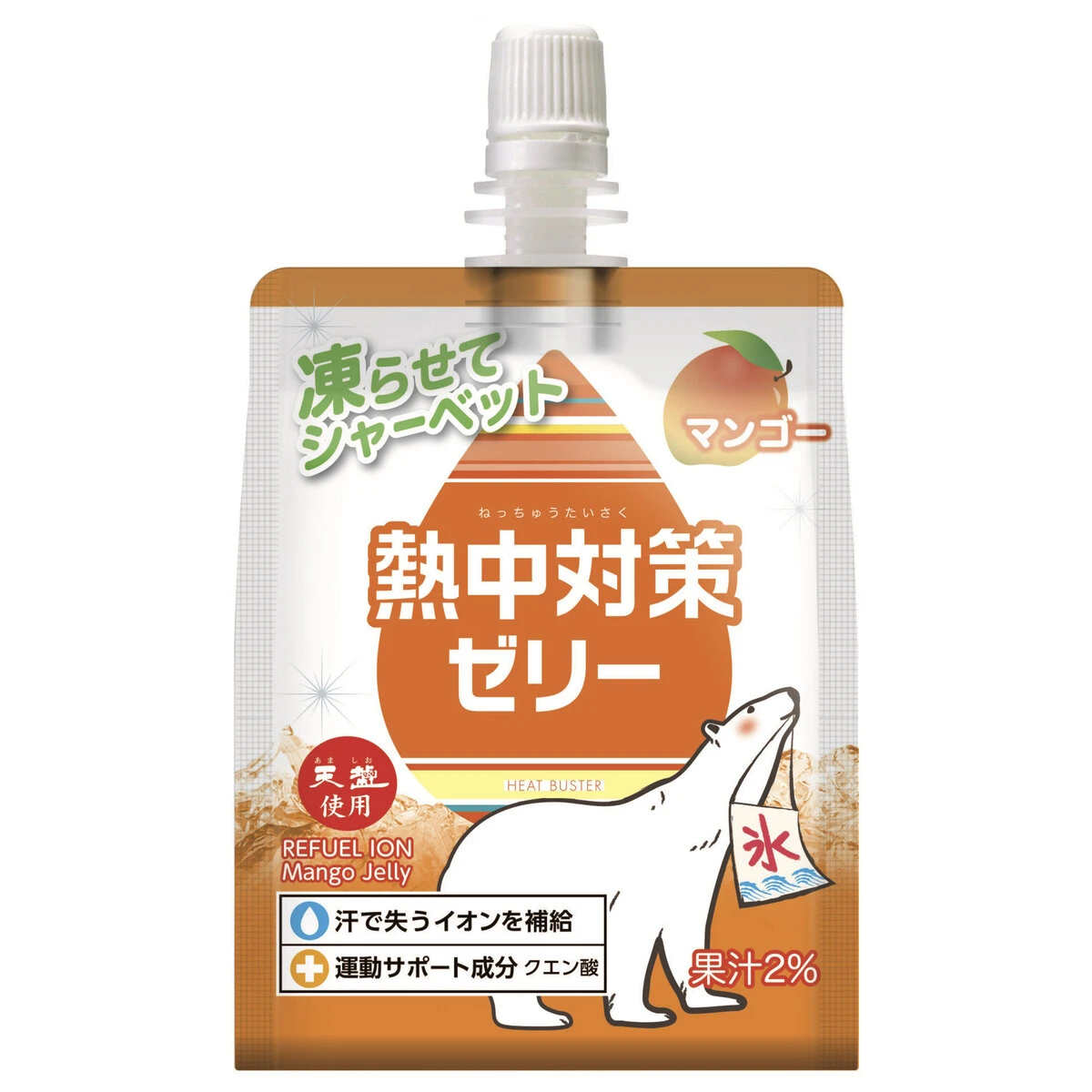 熱中対策ゼリー マンゴー味 24個入